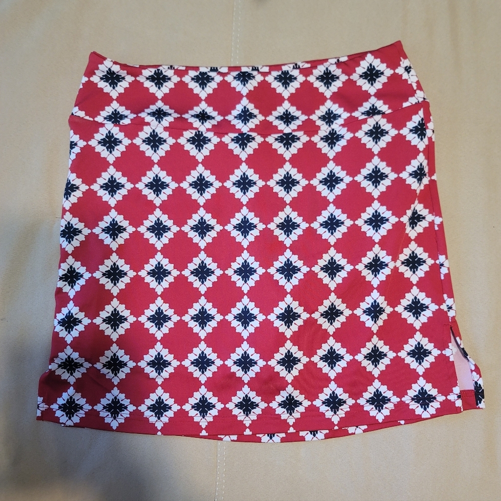 Goltini Serendipity Golf Skort - Red, White, and Blue. Size Small